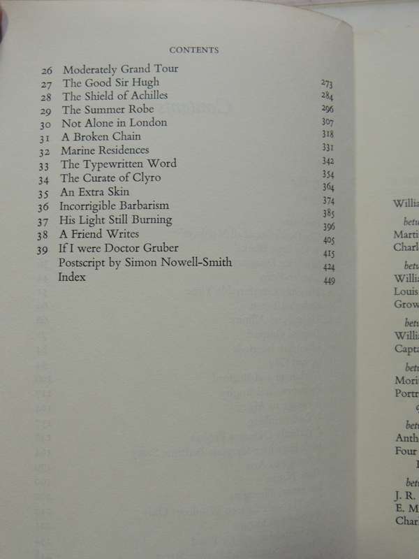 The Autobiography of William Plomer, With Postscript by Simon Nowell-Smith