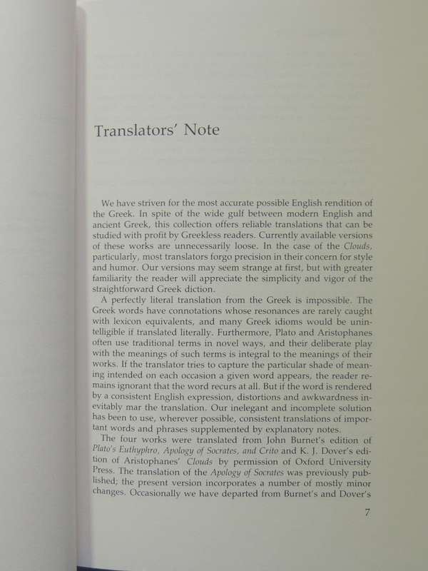 Four Texts On Socrates - Plato & Aristophanes