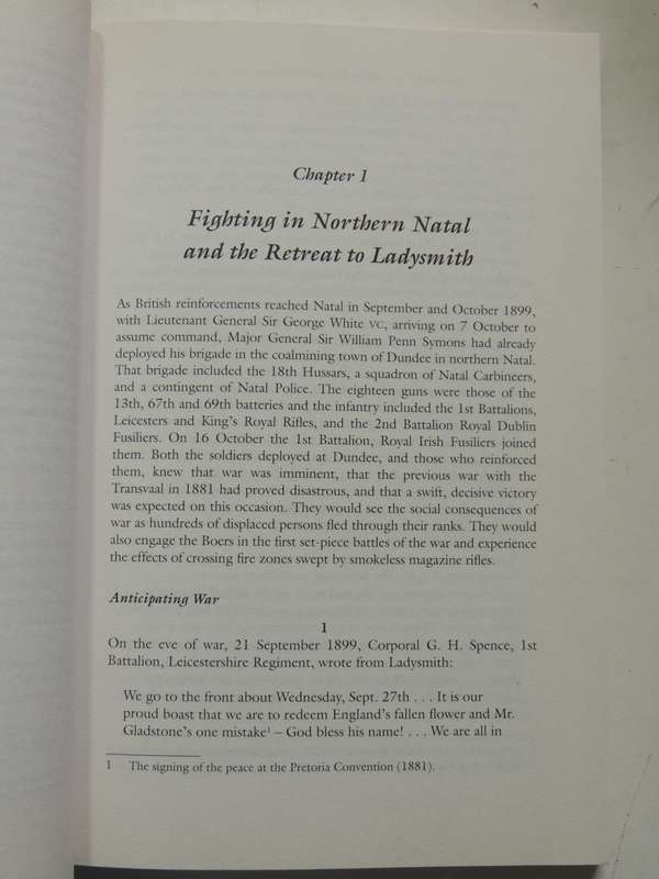 Letters From Ladysmith: Eyewitness Accounts From The South African War - ed Edward Spiers