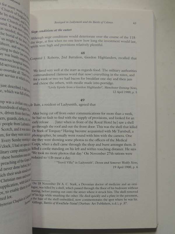 Letters From Ladysmith: Eyewitness Accounts From The South African War - ed Edward Spiers