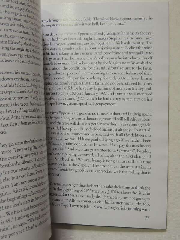 Expelled From A Beloved Country: German Settlers In Southern Namibia Between Colonial War And World