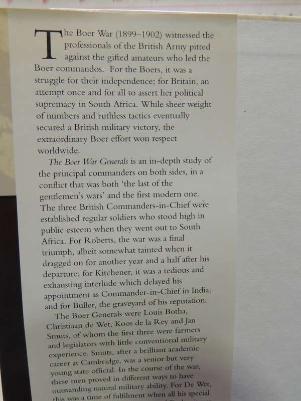 The Boer War Generals - Peter Trew