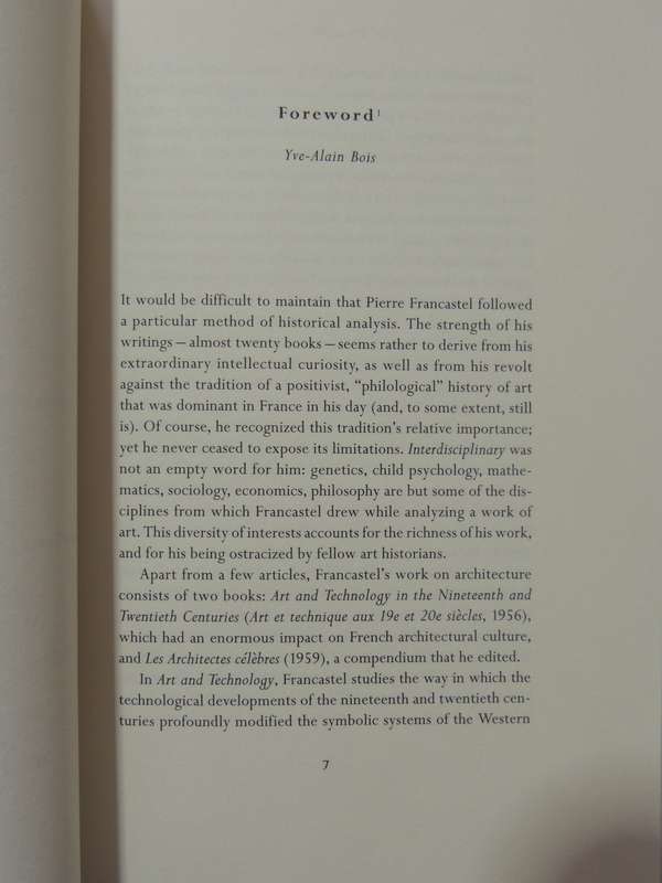 Art & Technology In The Nineteenth And Twentieth Centuries - Pierre Francastel