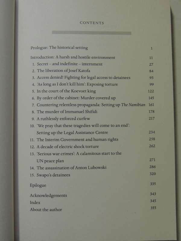 Death, Detention & Disappearance: A Lawyer's Battle To Hold Power To Account In 1980 NamibiaDavid
