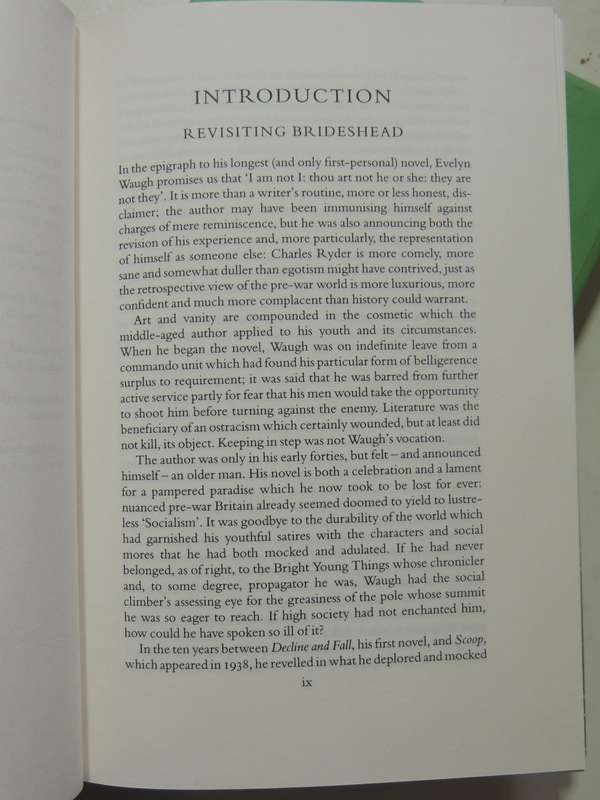 Brideshead Revisited - Evelyn Waugh     Folio Society, London, UK, 1995