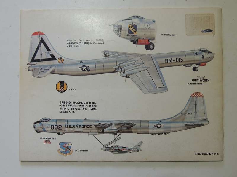 B-36 In Action - Squadron/Signal Publications Aircraft No. 42   Meyers K. Jacobson & Ray Wagner