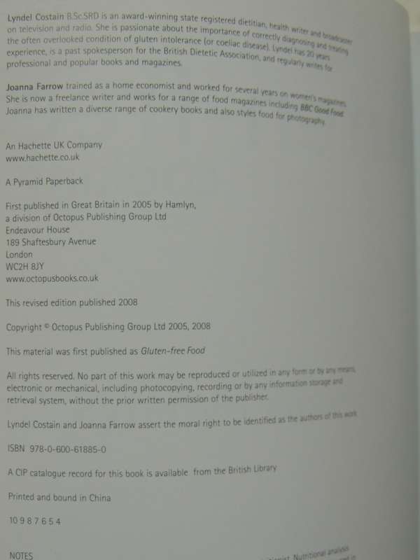 Gluten-Free Cooking - Lyndel Costain & Joanna Farrow