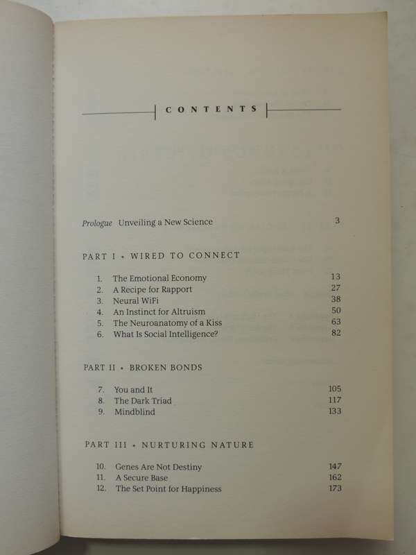 Social Intelligence, The New Science of Human Relationship - Daniel Goleman