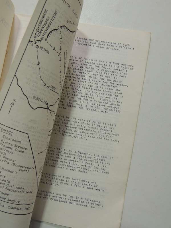 Trek Routes And Laagers In Natal - G.A. Chadwick