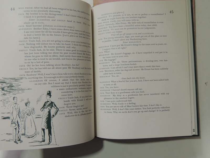 The Importance Of Being Earnest - Oscar Wilde    The Folio Society, 1960