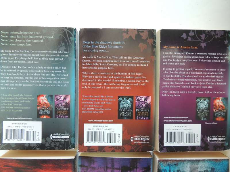 Graveyard Queen Series,The Restorer,Kingdom,Prophet,Visitor,Sinner,Awakening 6 Vol's- Amanda Stevens
