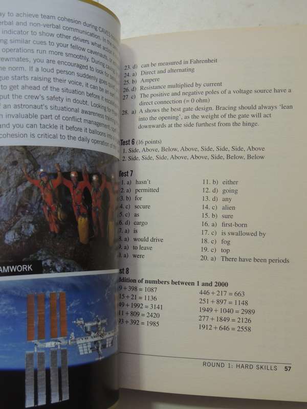 The Astronaut Selection Test Book: Do You Have What It Takes For SpaceTim Peake & The European Spac