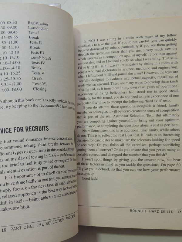 The Astronaut Selection Test Book: Do You Have What It Takes For SpaceTim Peake & The European Spac