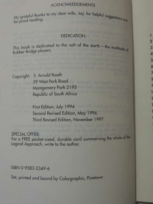 Logical Bridge For Beginners - S. Arnold Raath