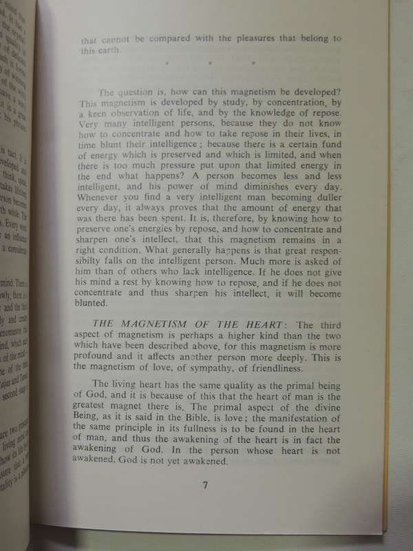 The Sufi Movement: Magnetism - Hazrat Inayat Khan