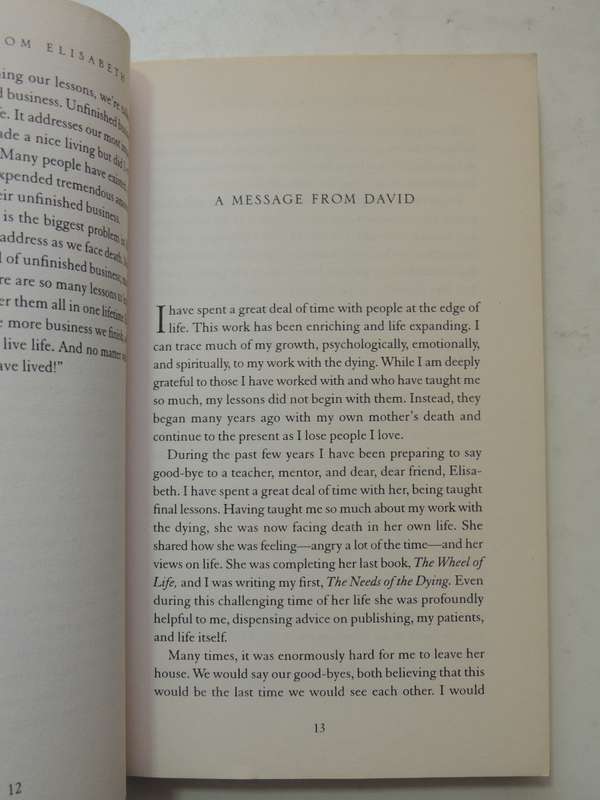 Life Lessons: How Our Mortality Can Teach Us About Life And Living Elisabeth Kubler-Ross, David Kess