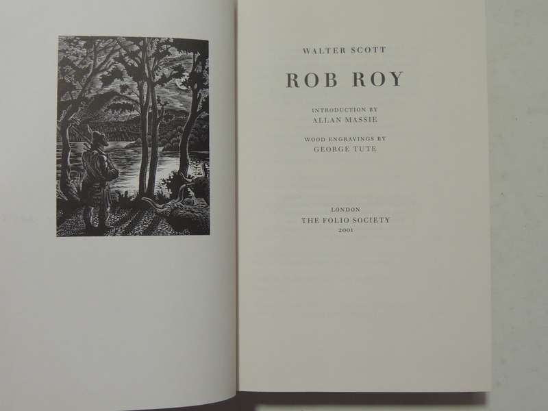 Rob Roy- Sir Walter Scott, Wood Engravings George Tute   The Folio Society 2001