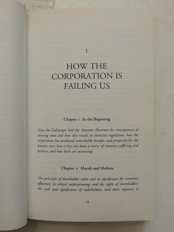 Firm Commitment: Why The Corporation Is Failing Us And How To Restore Trust In It - Colin Mayer