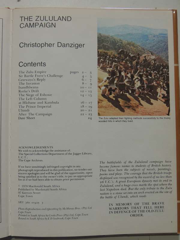 The Zululand Campaign - Christopher Danziger