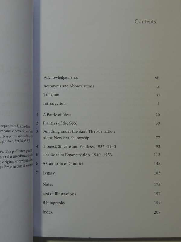 The Cape Radicals: Intellectual &Political Thought Of The New Era Fellowship 1930-60s Crain Soudien
