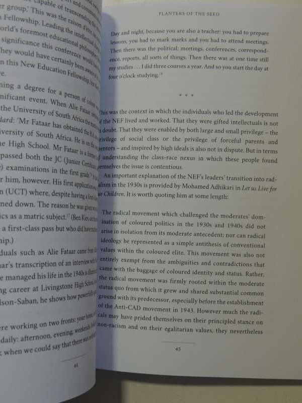 The Cape Radicals: Intellectual &Political Thought Of The New Era Fellowship 1930-60s Crain Soudien