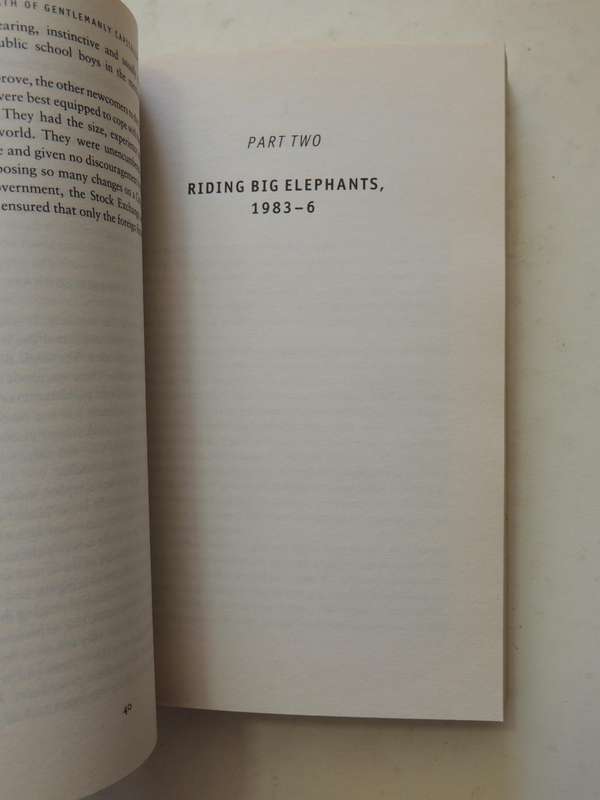 The Death Of Gentlemanly Capitalism..Controversial Bestseller On The City's Big SelloutPhilip Augar