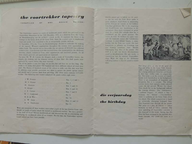 Die Voortrekkertapisserie / The Voortrekker Tapestry