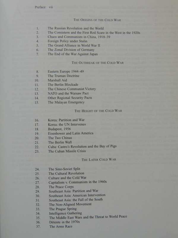 The Palgrave Concise Historical Atlas Of The Cold War - John Swift