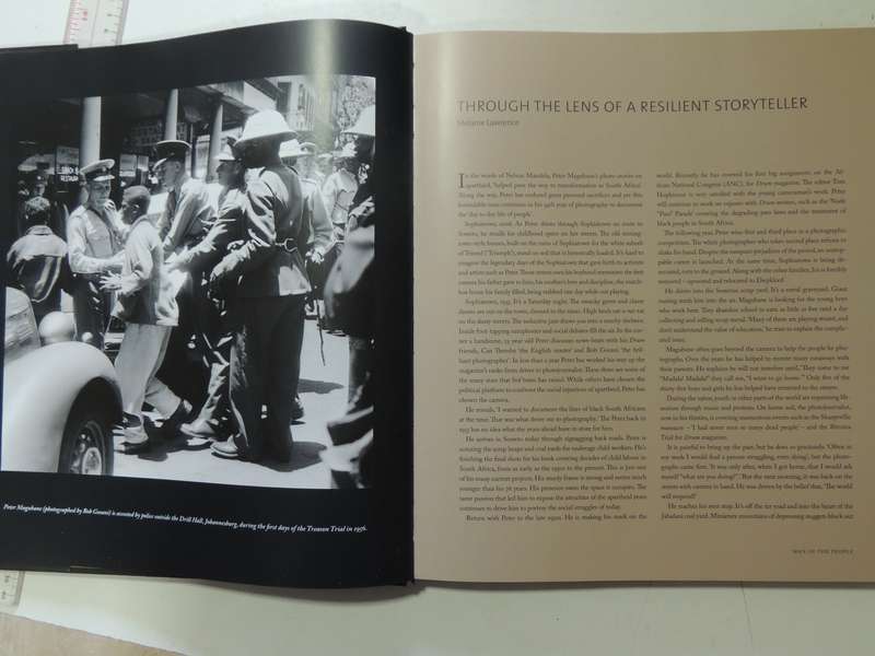 Man of the People, A Photographic Tribute to Nelson Mandela - Peter Magubane   Inscribed by Author