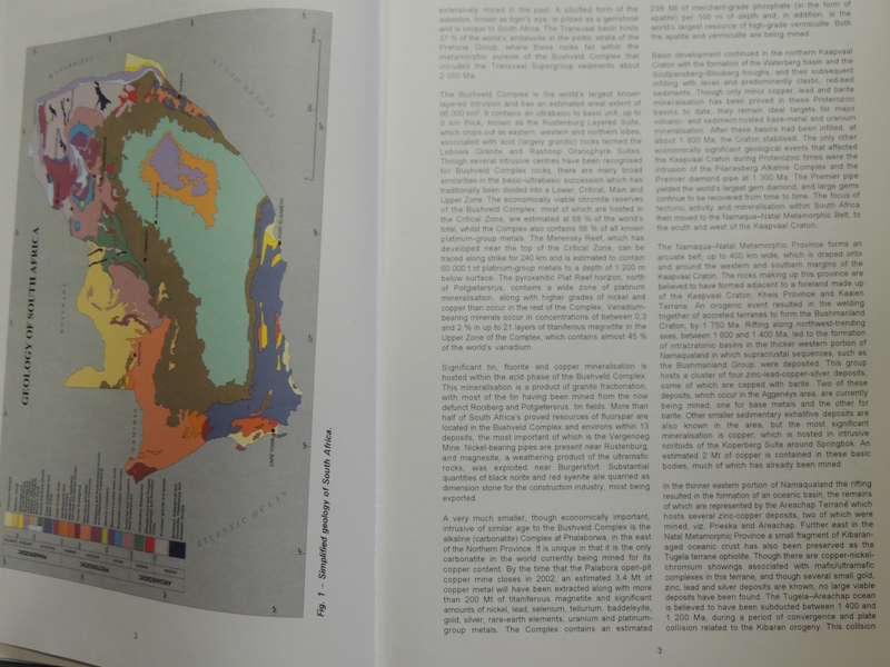 The Mineral Resources Of South Africa- ed. M.G.C. Wilson & C.R. Anhaeusser   6th Edition