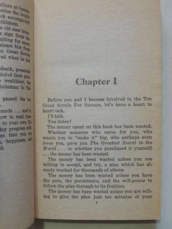 The Greatest Secret In The World- Og Mandino