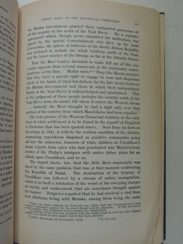 The Native Policy Of The Voortrekkers - J.A.I. Agar-Hamilton