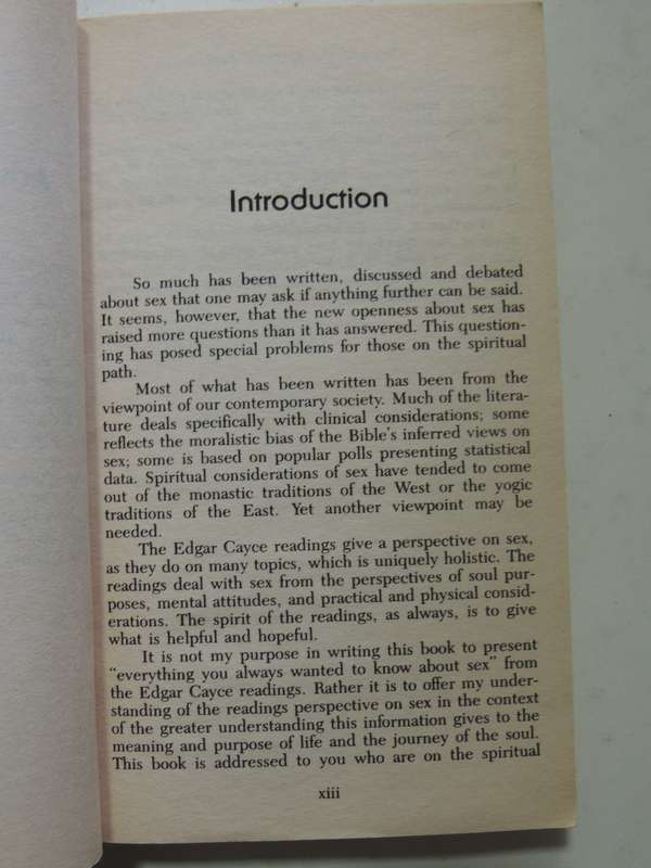 Edgar Cayce - Sex and the Spiritual Path - Herbert B Puryear