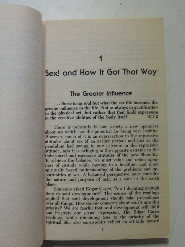 Edgar Cayce - Sex and the Spiritual Path - Herbert B Puryear