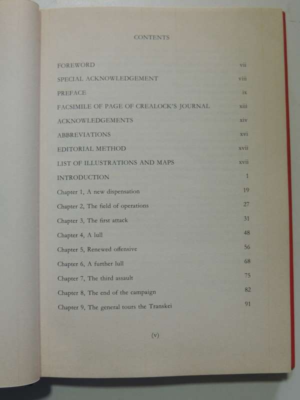 The Frontier War Journal Of Major John Crealock 1878: VRS 2nd Series No. 19 - ed Chris Hummel