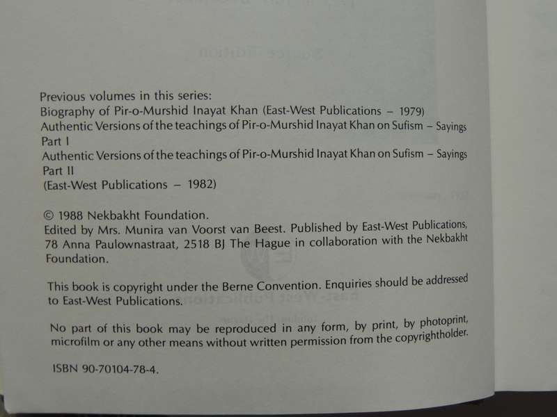 Complete Works Of Pir-O-Murshid Hazrat Inayat Khan - Hazrat Inayat Khan