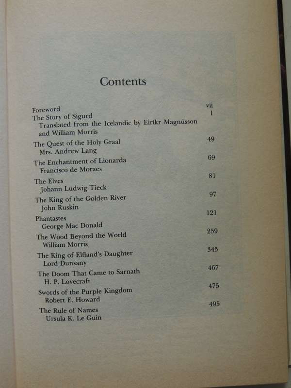 A Treasury of Fantasy, Stories and Novels by the Greatest Authors of this Genre