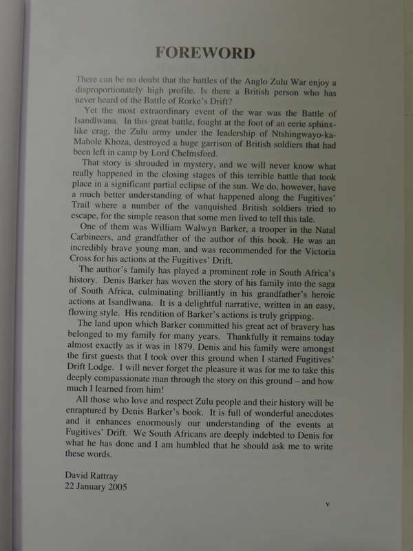 Zulus At Bay: A Colonial Chronicle (Signed) - Denis Barker