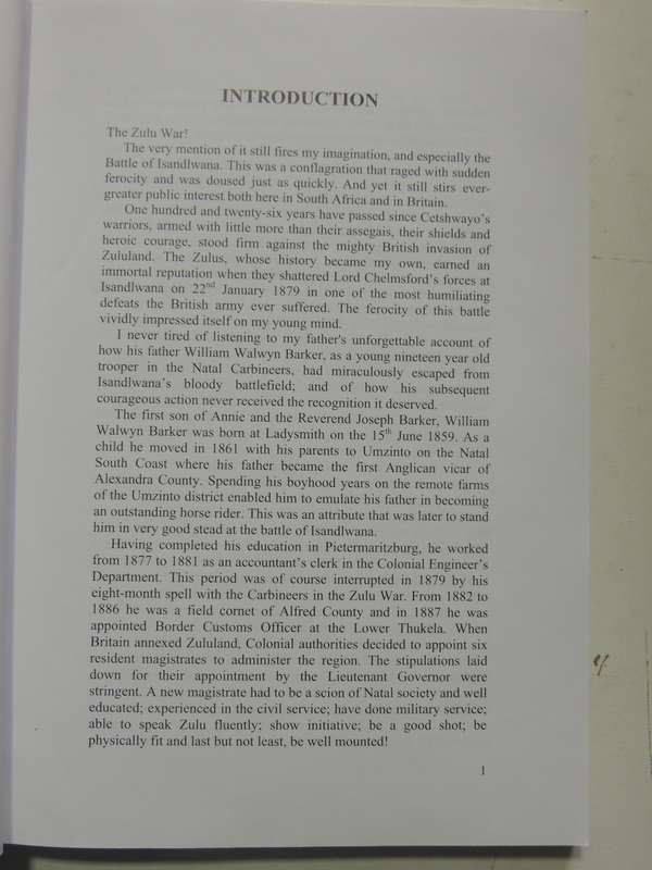 Zulus At Bay: A Colonial Chronicle (Signed) - Denis Barker