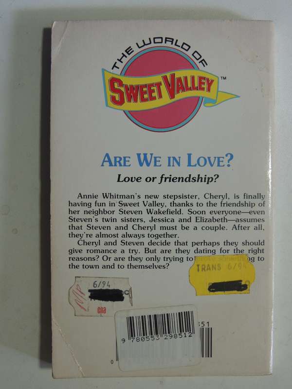 Sweet Valley High 94 - Are We In Love? - Francine Pascals