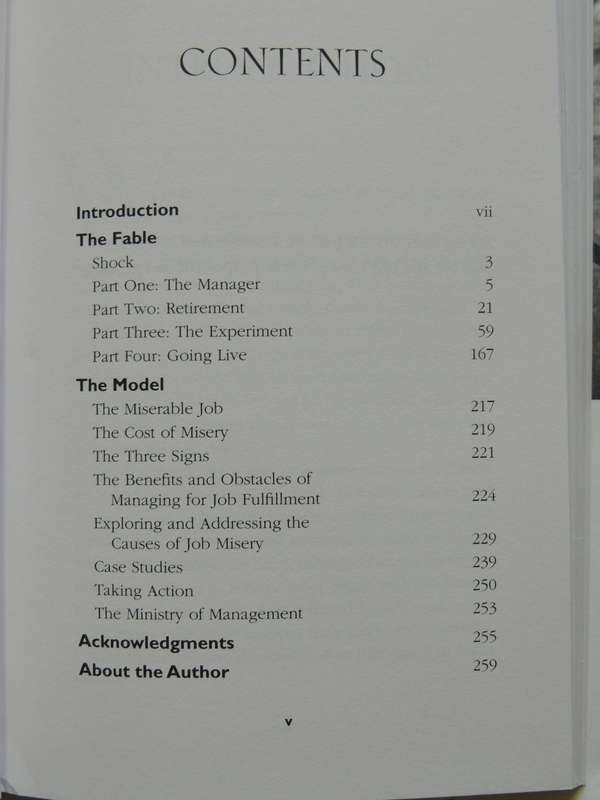 The Three Signs Of A Miserable Job: A Fable For Managers (And Their Employees)- Patrick Lencion