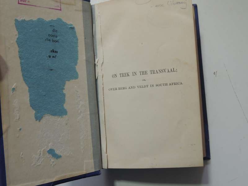On Trek In The Transvaal Or Over Berg And Veldt In South Africa - Harriet A Roche