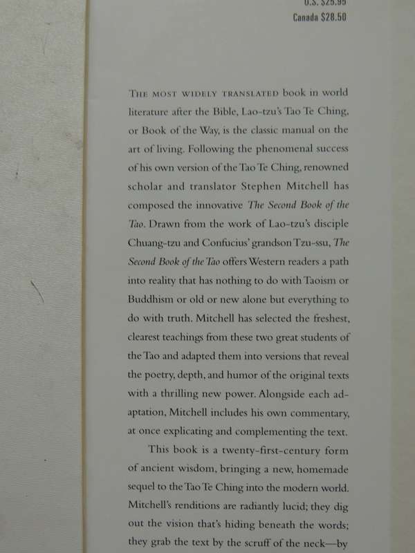 The Second Book of the Tao - Stephen Mitchell