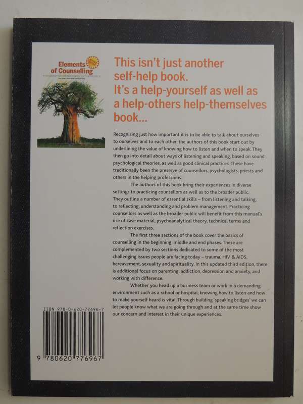 Elements Of Counselling: A Practitioner's Handbook - Joan Schon, L Gower 3rd Edition Updated & Rev