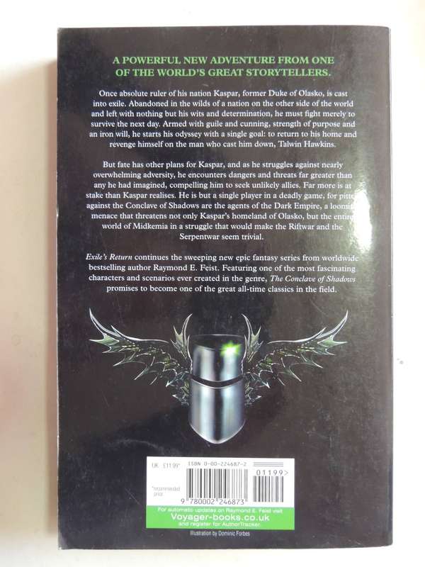 Exile's return - Conclave of Shadows Book 3 - Raymond E Feist