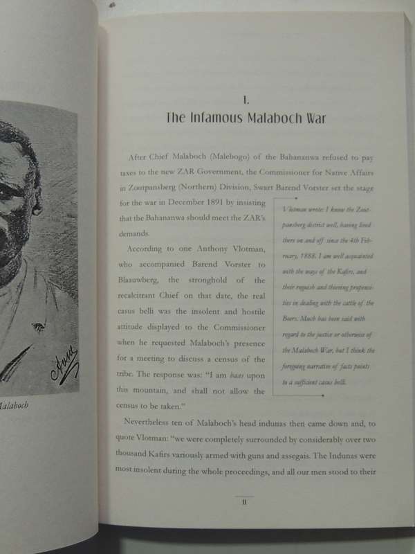 The Infamous Malaboch And More Gripping From Me the Old Transvaal And Beyond - David Hilton-Barber