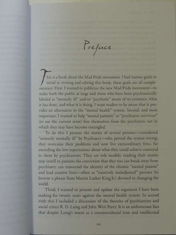The Spiritual Gift Of Madness,The Failure Of Psychiatry & Rise Of The Mad Pride Movement Seth Farber