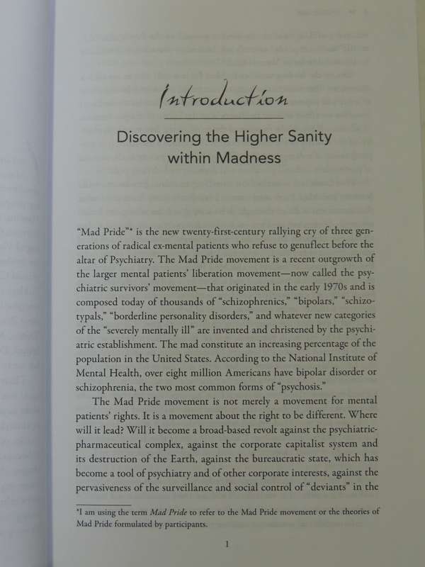 The Spiritual Gift Of Madness,The Failure Of Psychiatry & Rise Of The Mad Pride Movement Seth Farber