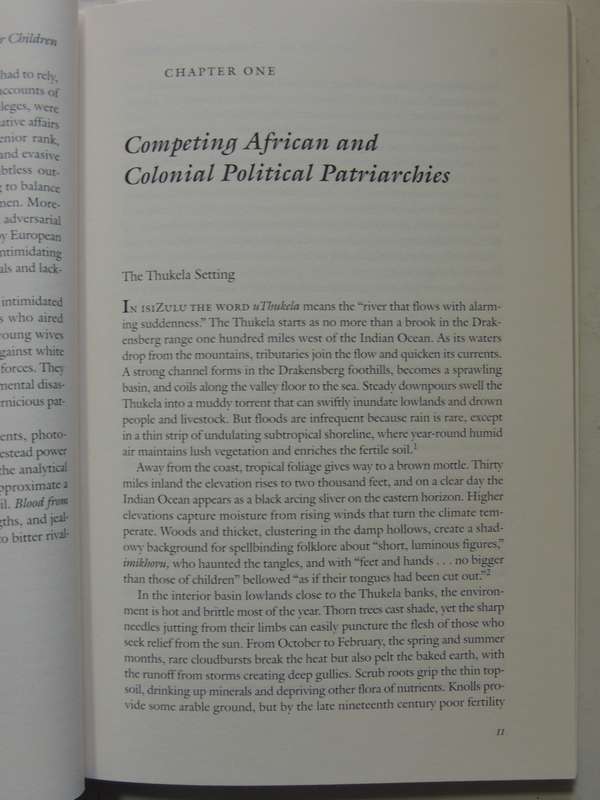 Blood From Your Children: The Colonial Origins Of Generational Conflict In S Africa -Benedict Carton