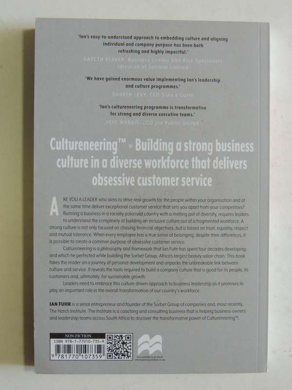 Cultureneering: Culture, Diversity And Customer Service - Ian Fuhr      INSCRIBED